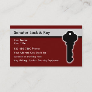 Locksmith Security Thème Cartes de visite modifiab