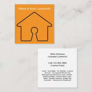 Locksmith Services à domicile Cartes de visite