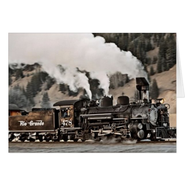 Locomotive à vapeur (Devant horizontal)