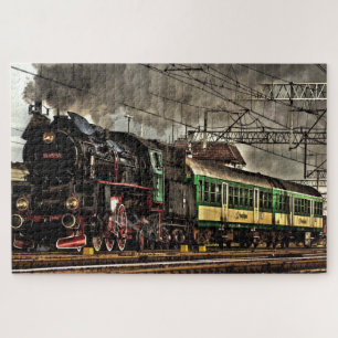 Locomotive à vapeur #03 Jigsaw Puzzle 1014 pc.