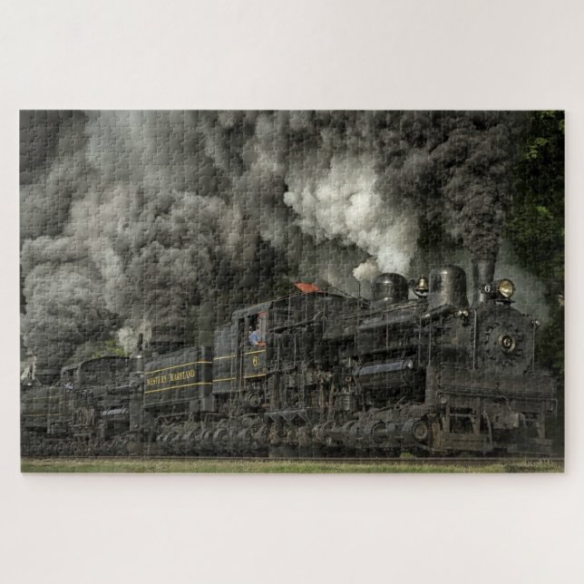 Locomotive à vapeur #05 Jigsaw Puzzle 1014 pc. (Horizontal)