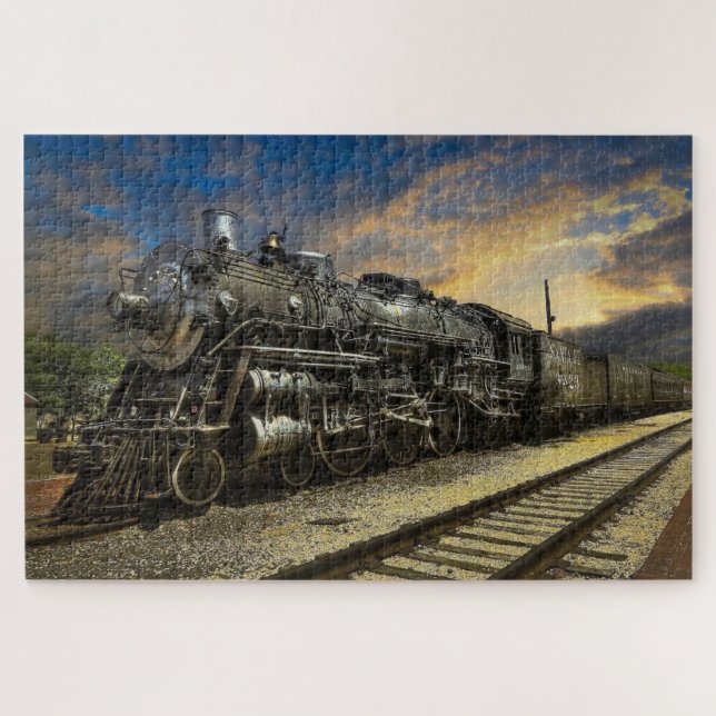 Locomotive à vapeur #29 Jigsaw Puzzle 1014 pc. (Horizontal)