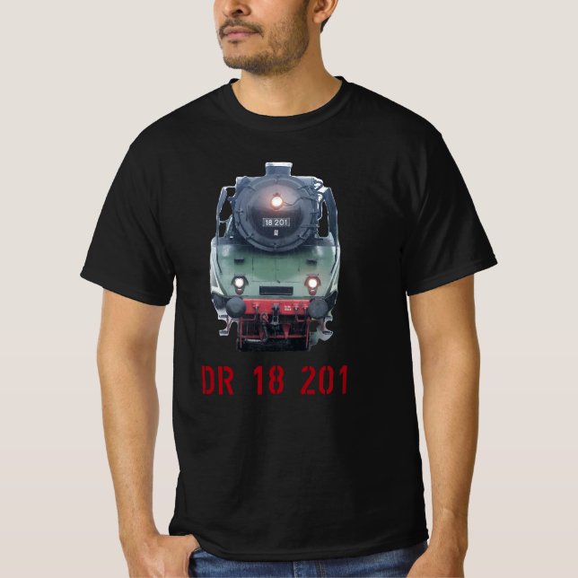 Locomotive à vapeur DR 18 201 T-shirt (Devant)