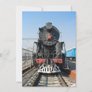 Locomotive à vapeur russe P-0001 Victory (Pobeda).