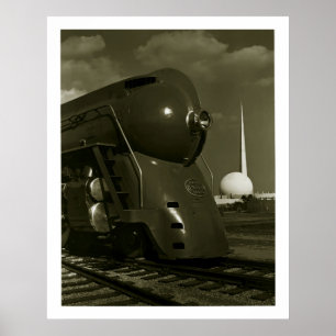 Locomotive Art Déco vintage "Steampunk"