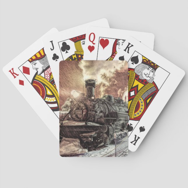 Locomotive Bicycle® Poker Cartes de jeu (dos)