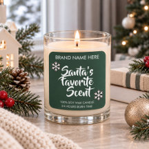 L'odeur préférée du Père Noël | Étiquettes de boug