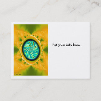 "L'oeil". carte de .business