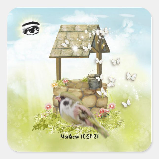 L'oeil de Dieu est sur les Stickers Sparrow (Devant)