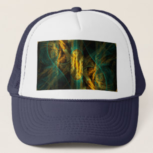 L'oeil de la Jungle Casquette d'art Abstrait