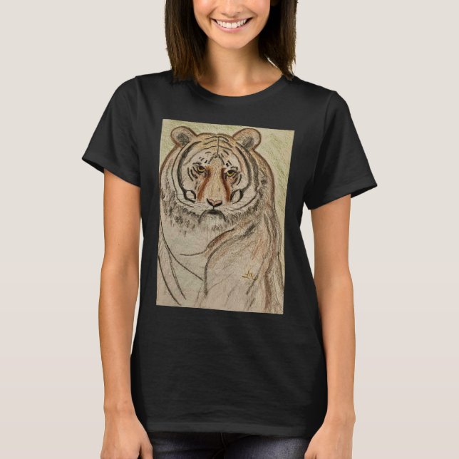 L'oeil du T-shirt tigre (Devant)