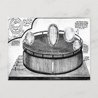 L'Oeuf de Tesla à la carte postale de l'exposition