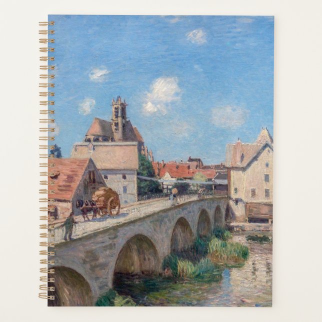 L'œuvre d'Alfred Sisley - Le Pont de Moret (Devant)