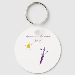 L'œuvre d'art de votre enfant sur un porte-clés