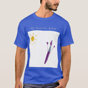 L'œuvre d'art de votre enfant sur un t-shirt