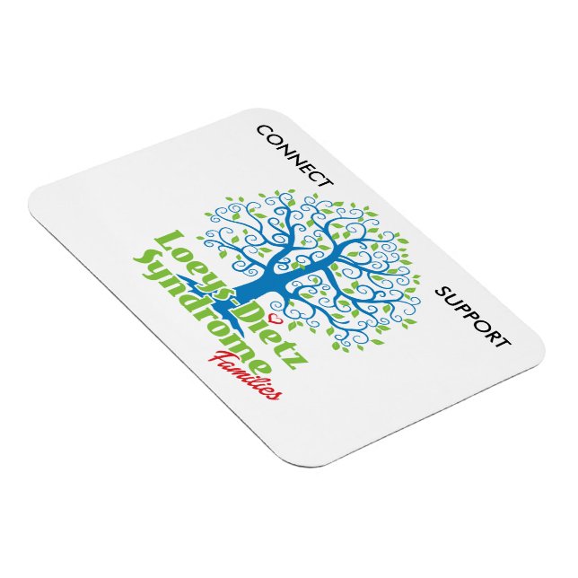 Loeys-Dietz Prenez Heart Car Magnet (Côté Droit)