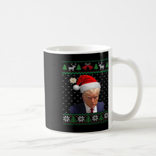 L'officiel Donald Trump Mug Tiré Un Vilain Noël (Droite)