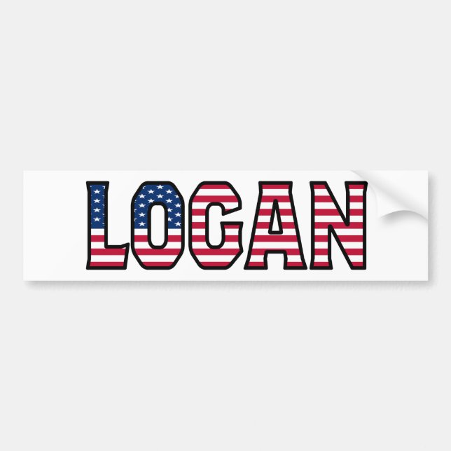 Logan Nom Vorname USA Aufkleber Sticker Auto (Devant)