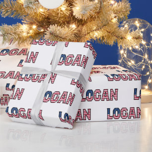 Logan Prénom U.S.S. Papier cadeau