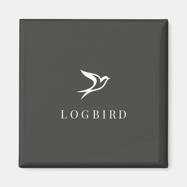 LOGBIRD — Aimant Carré (Devant)