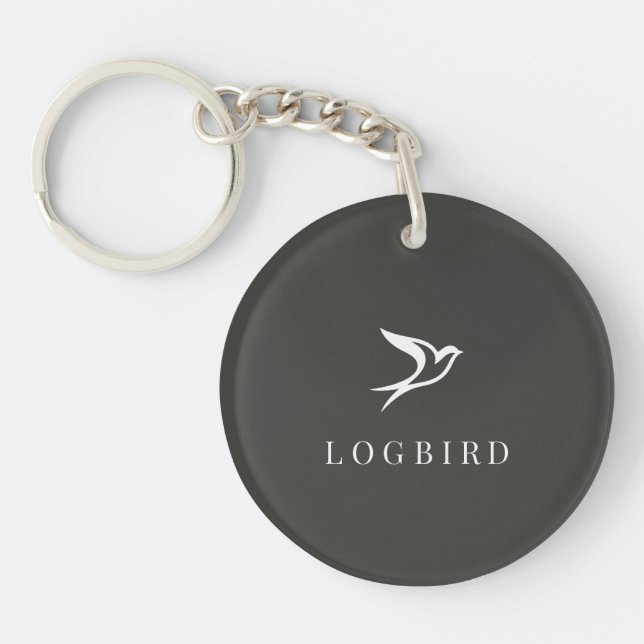 LOGBIRD — Porte-clés en acrylique (Devant)