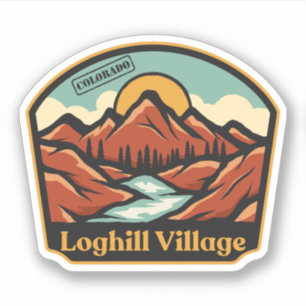Loghill Village, Colorado Sticker