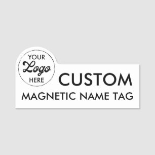 LOGO 3" x 1.5" Étiquette nominative magnétique per