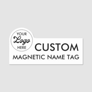 LOGO 3" x 1.5" Étiquette nominative magnétique per