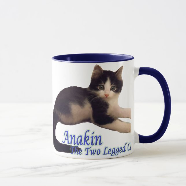 Logo à deux jambes de chat d'Anakin, tasse (Droite)