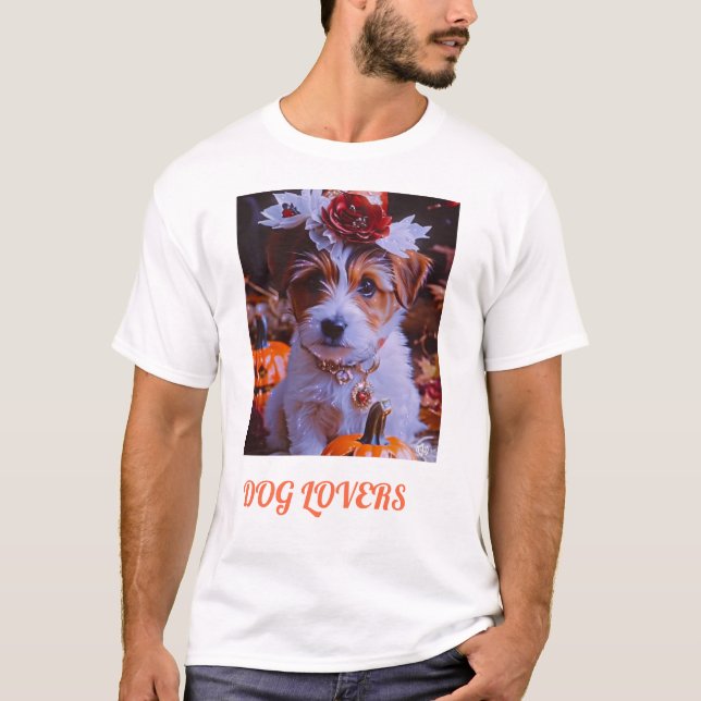 Logo Amoureux des chiens design pour t-shirts (Devant)