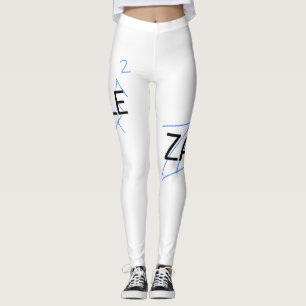 Logo Art numérique design Zale 2 legging