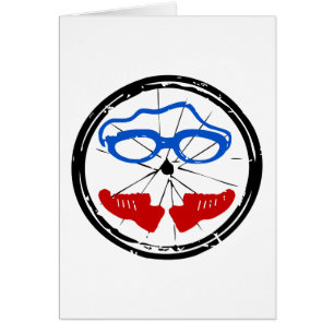 Logo artistique du cool de triathlon