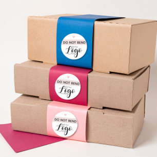 Logo autocollant Ne pas plier