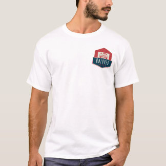 Logo Autos Pinstripe non aimé sur t-shirt dos
