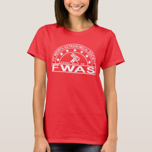 Logo blanc rétro T-shirt rouge foncé femme