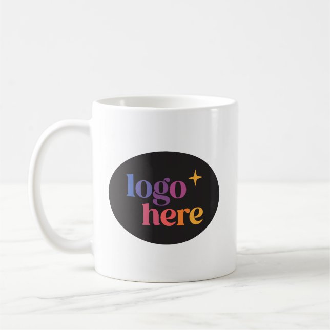 Logo Brandé White Business Mug (Gauche)