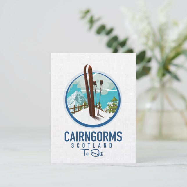 Logo Cairngorms Écosse (Debout devant)