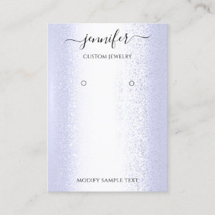 Logo Carte bijoux artisanale Blue Elegant