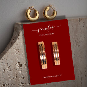 Logo Carte bijoux artisanale Minimalisme Bourgogne