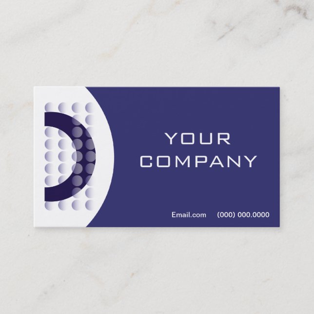 Logo Carte de visite bleu clair (Devant)
