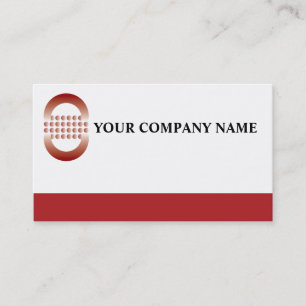 Logo Carte de visite simple rouge