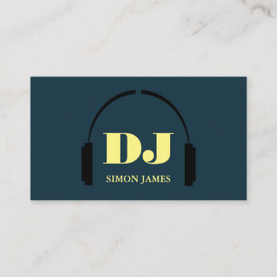Logo casque, Carte de visite DJ professionnel
