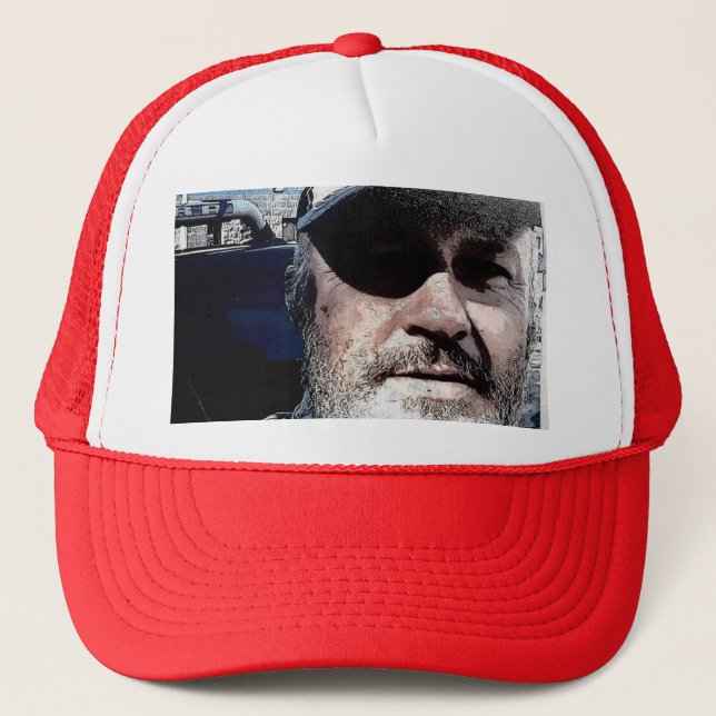 Logo casquette style Trucker _ Miami, Floride & Ra (Devant)