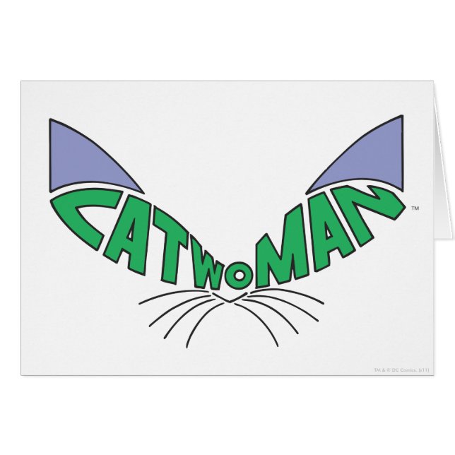 Logo Catwoman Green (Devant horizontal)