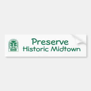 Logo CGA Conserver Sticker de pare-chocs historiqu
