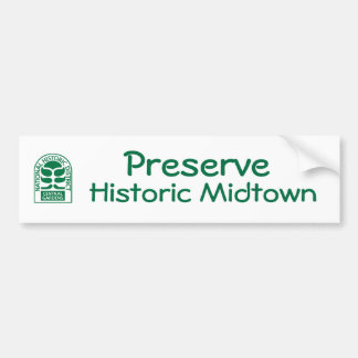 Logo CGA Conserver Sticker de pare-chocs historiqu