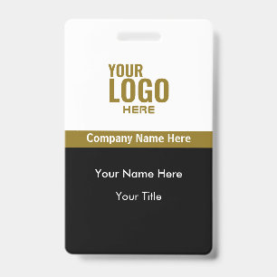 Logo classique Badges de nom d'entreprise