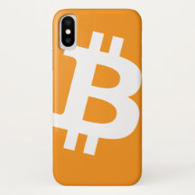Logo classique Bitcoin iPhone X coque