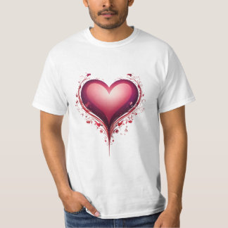 Logo Coeur classique T-shirt blanc