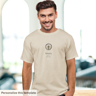 Logo culinaire moderne Restaurant T-shirt employé
